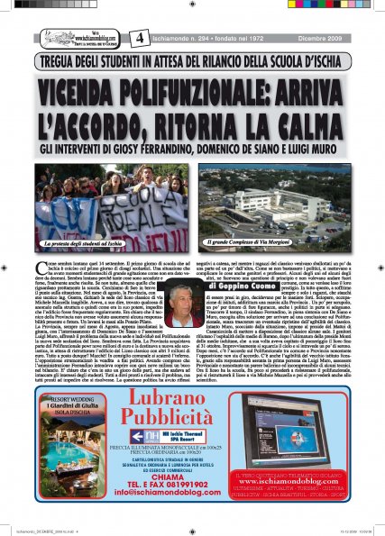 ISCHIA MONDO PAG. 4  DIC. 2009