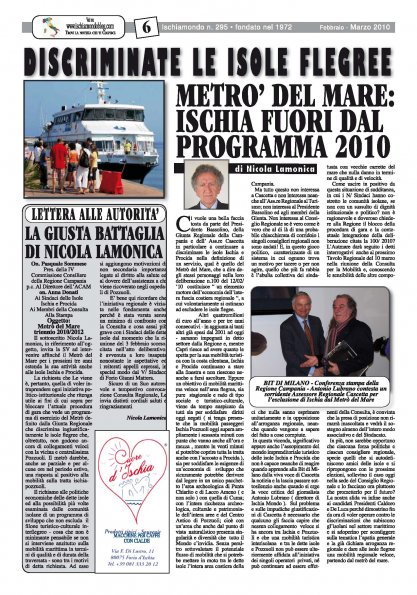 ISCHIA MONDO PA. 6 MARZO 2010